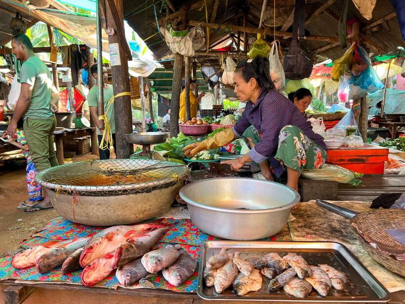 Siem Reap: Kampong Phluk and Tonle Sap Sunset Boat Cruise - Sunset on Tonle Sap, with a weather warning