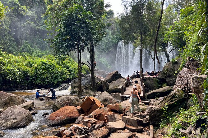 Siem Reap Kulen Mountain Waterfall Tour and Picnic lunch - Two hours at Phnom Kulen Waterfall