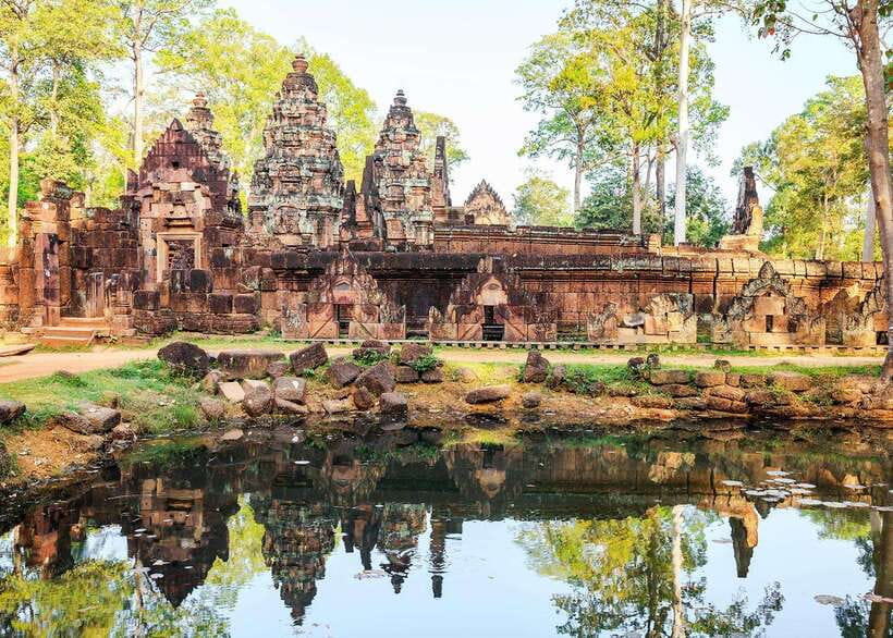 Siem Reap: Kulen Waterfalls and Banteay Srei Tour - Key points at a glance