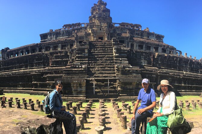 Siem Reap Private Day Tour: Angkor Wat Sunrise, Bayon & Ta Prohm - Angkor Thom’s South Gate makes a quick photo stop