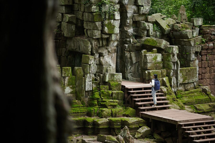Siem Reap : Private Tuk-Tuk Tour of the Magnificent Temples. - Ta Keo, the unfinished mountain temple