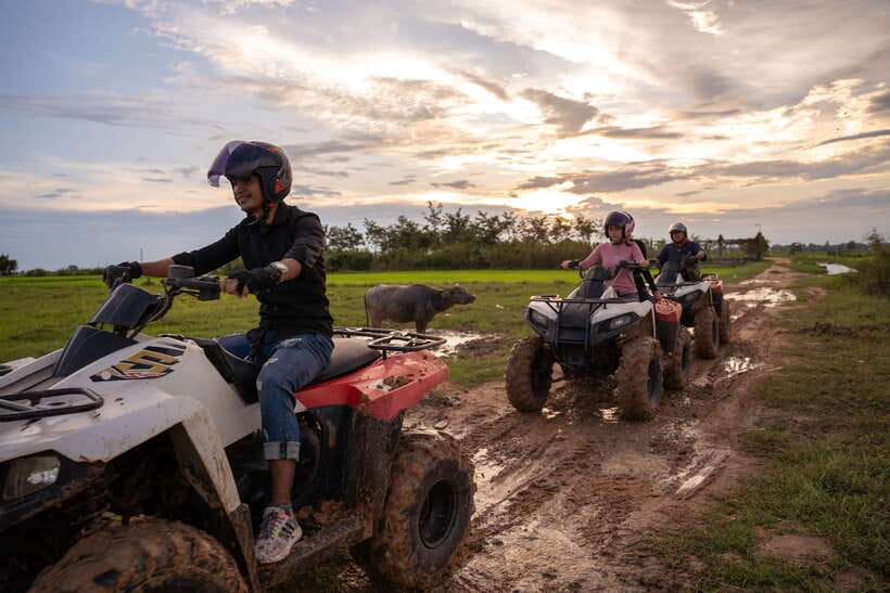 Siem Reap: Quad Bike Tour of Local Villages - Leaving Siem Reap for the rice fields