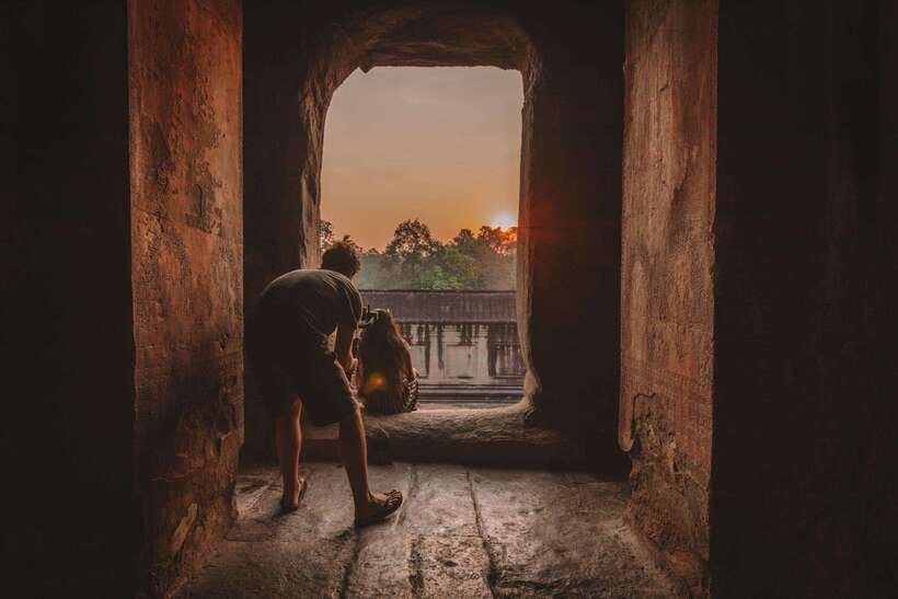 Siem Reap Sunrise Angkor Wat Temple Tour - The morning meeting point at Mad Monkey Siem Reap