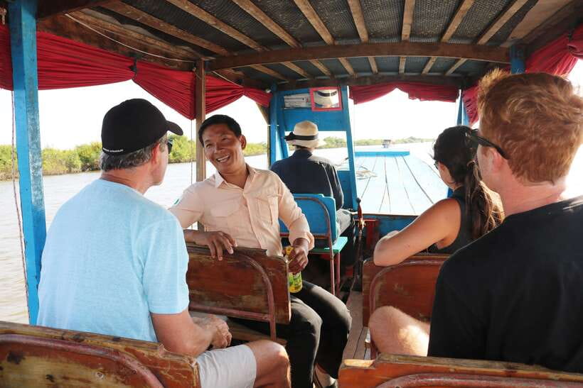 Siem Reap: Tonle Sap Lake - Fishing Village & Flooded Forest - Reaching Kampong Phluk and its raised homes