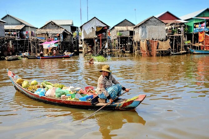 Siem Reap, Tonle Sap Lake, Kompong Phluk, Floating Village Tour - Seeing Kompong Phluk from the big boat
