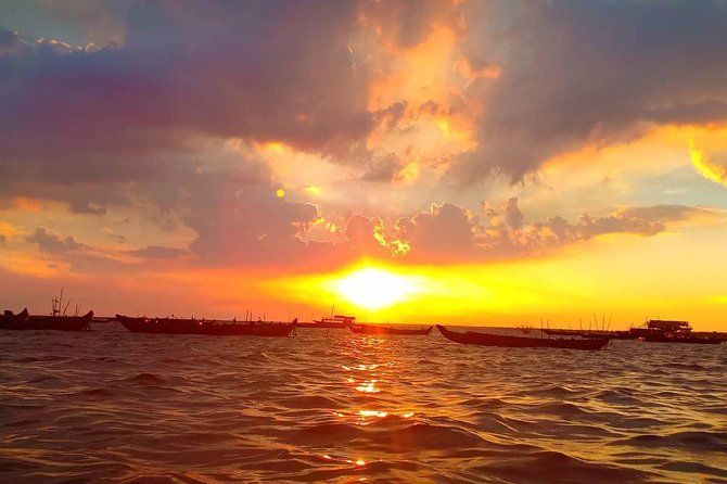 Siem Reap, Tonle Sap Lake, Kompong Phluk, Floating Village Tour - Sunset on Tonle Sap