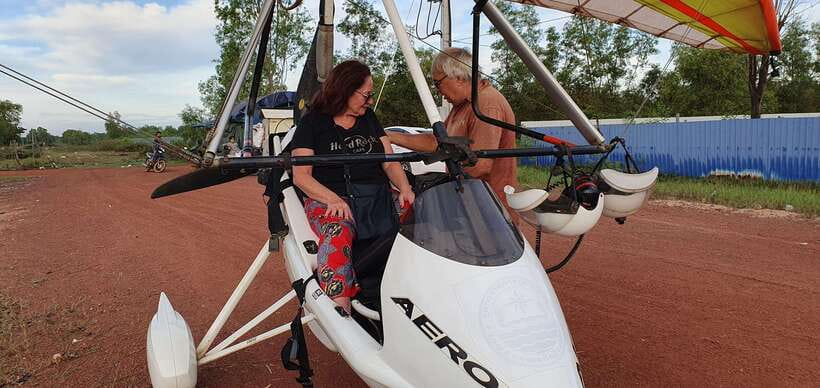 Sky Venture Microlight Siem Reap - Angkor Wat from above